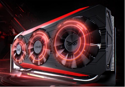 ASUS videokártya AMD chippel